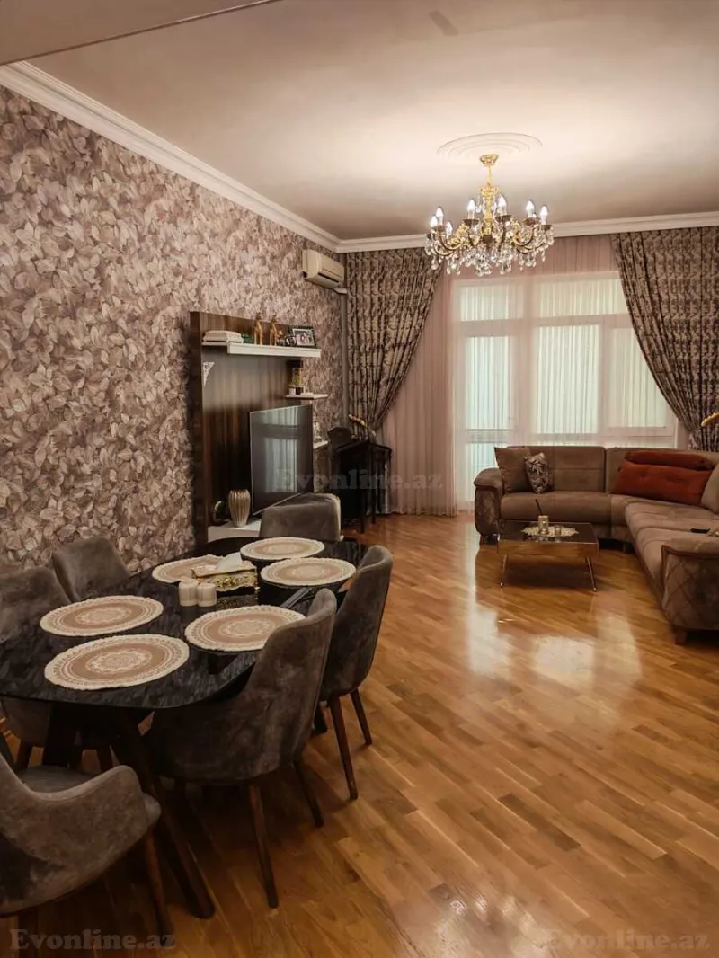 3 otaqlı Mənzil 120 m² Nərimanov r. Satılır