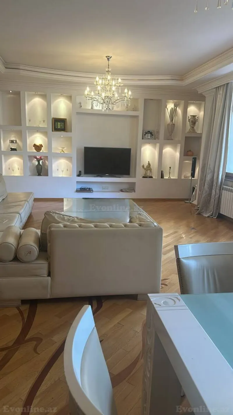 4 otaqlı yeni tikili mənzil kirayə verilir — İnşaatçılar m., Bakı - şəkil 2