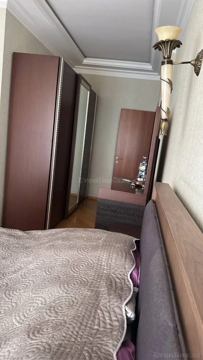 4 otaqlı yeni tikili mənzil kirayə verilir — İnşaatçılar m., Bakı - şəkil 4