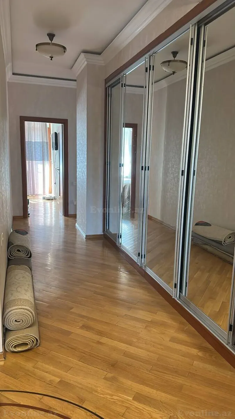 4 otaqlı yeni tikili mənzil kirayə verilir — İnşaatçılar m., Bakı - şəkil 25