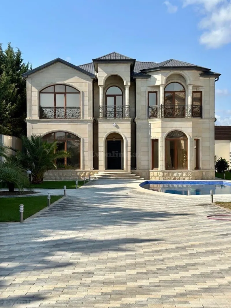 5 otaqlı həyət evi satılır — Mərdəkan, Bakı - şəkil 2