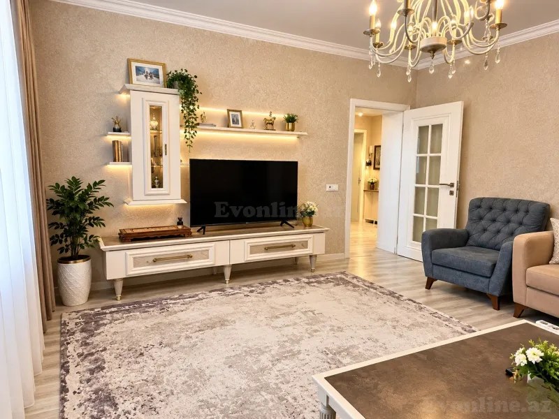 3 otaqlı Mənzil 95 m² Elmlər Akademiyası m. Satılır