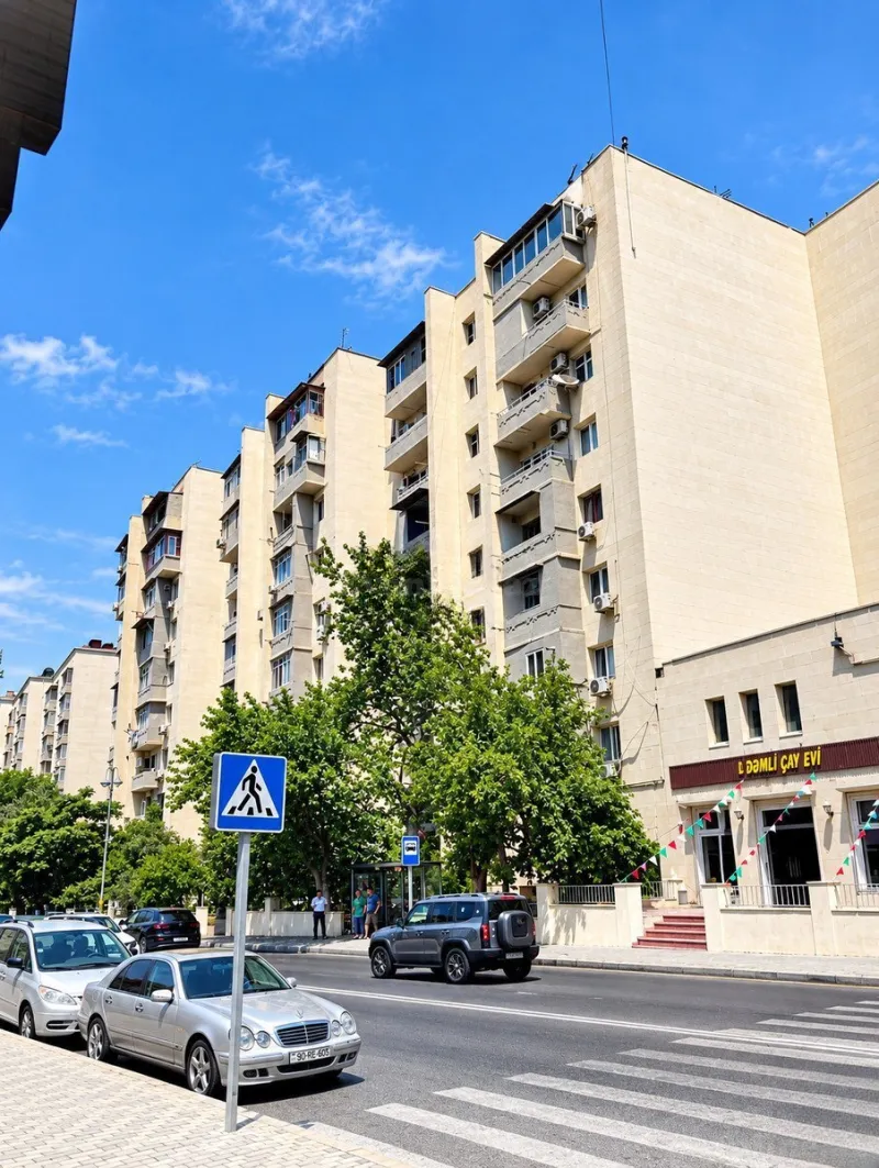 3 otaqlı köhnə tikili mənzil satılır — Elmlər Akademiyası m., Bakı - şəkil 13