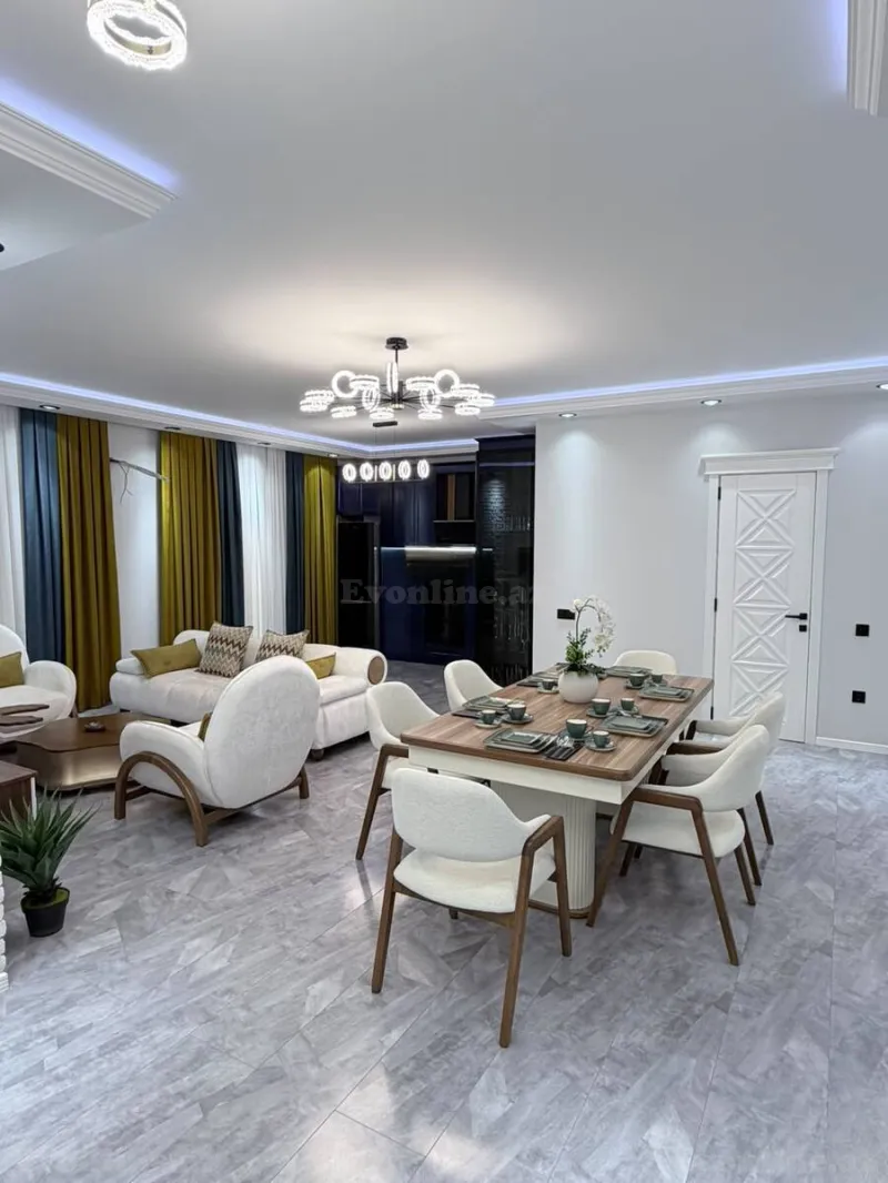3 otaqlı yeni tikili mənzil kirayə verilir — 8 Noyabr m., Bakı - şəkil 3