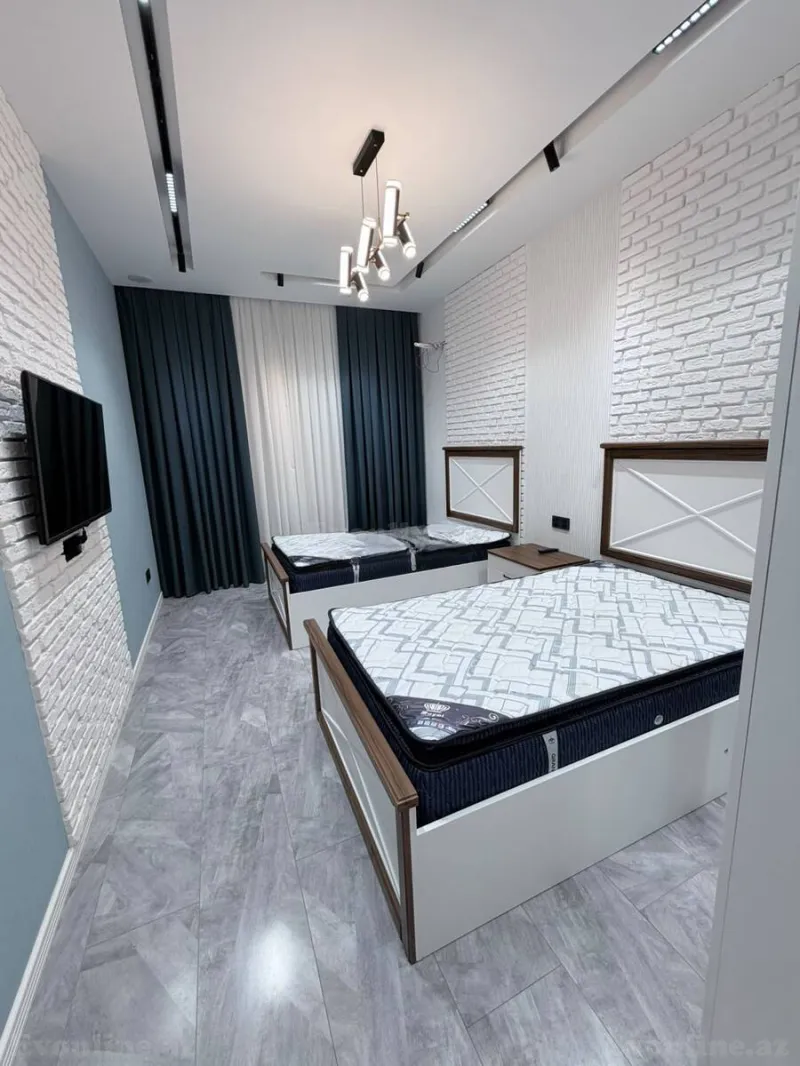 3 otaqlı yeni tikili mənzil kirayə verilir — 8 Noyabr m., Bakı - şəkil 11