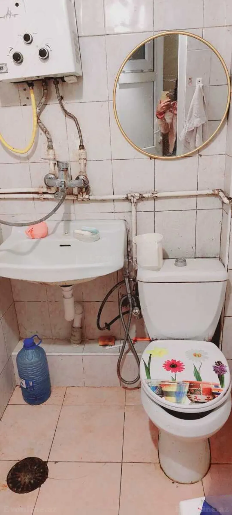 3 otaqlı köhnə tikili mənzil satılır — Elmlər Akademiyası m., Bakı - şəkil 15