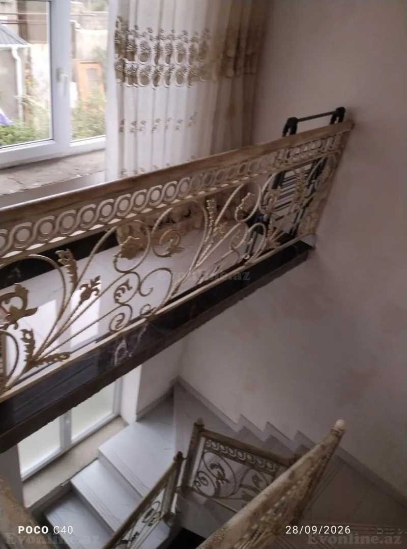 6 otaqlı həyət evi satılır — Ramana, Bakı - şəkil 21