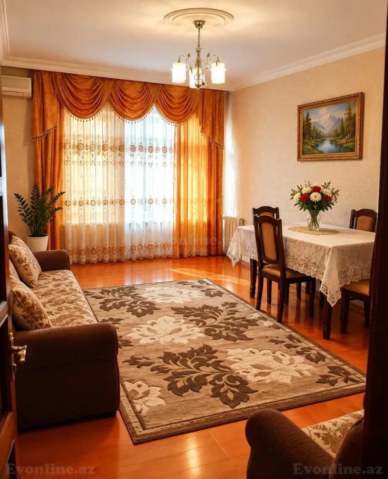 2 otaqlı Mənzil 60 m² Xətai r. Satılır
