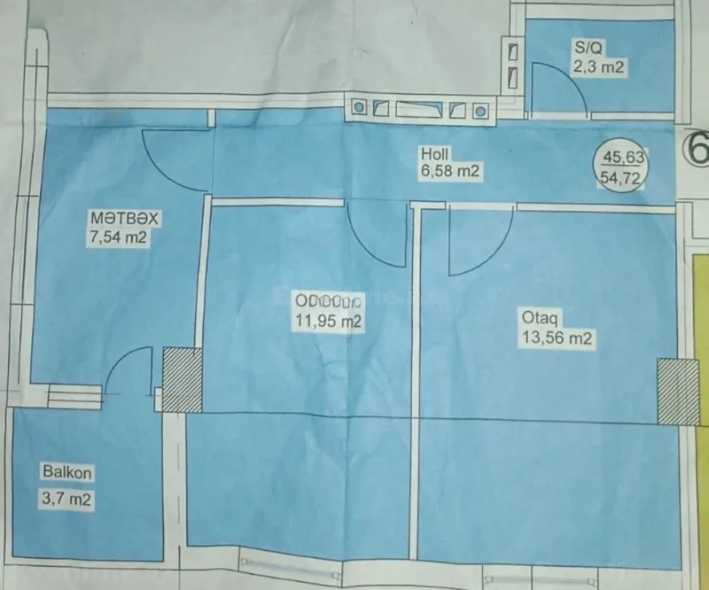 2 otaqlı yeni tikili mənzil satılır — 28 May m., Bakı - şəkil 3