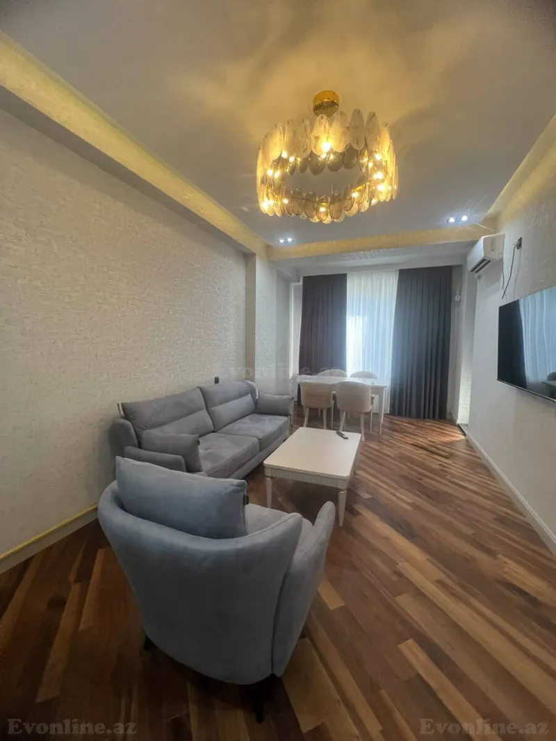 2 otaqlı yeni tikili mənzil kirayə verilir — Abşeron r., Bakı - şəkil 15