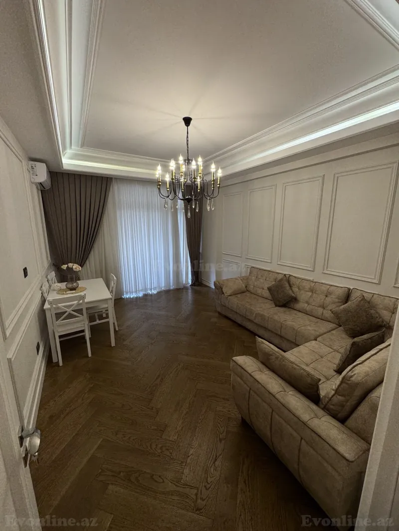 2 otaqlı Mənzil 63 m² Elmlər Akademiyası m. Kirayə verilir