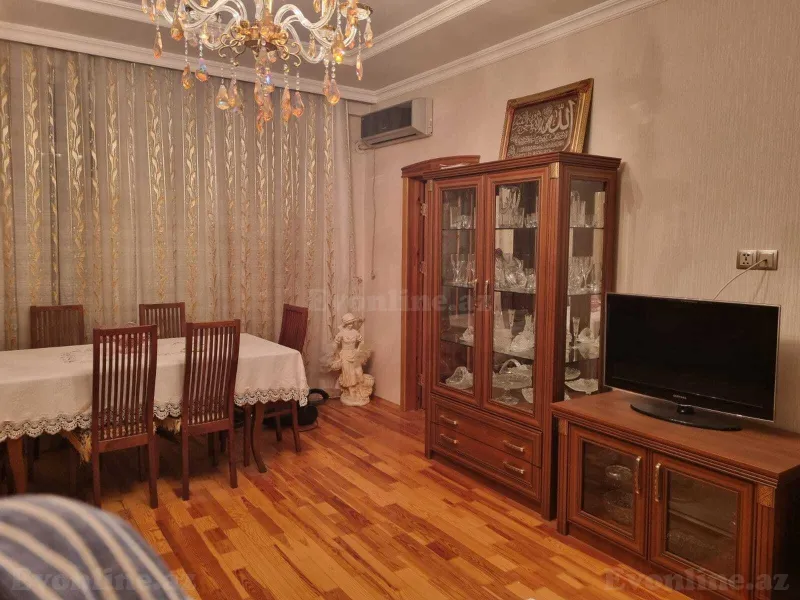 2 otaqlı yeni tikili mənzil kirayə verilir — Memar Əcəmi m., Bakı - şəkil 3