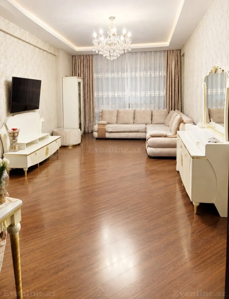 3 otaqlı Mənzil 120 m² Yeni Yasamal Kirayə verilir