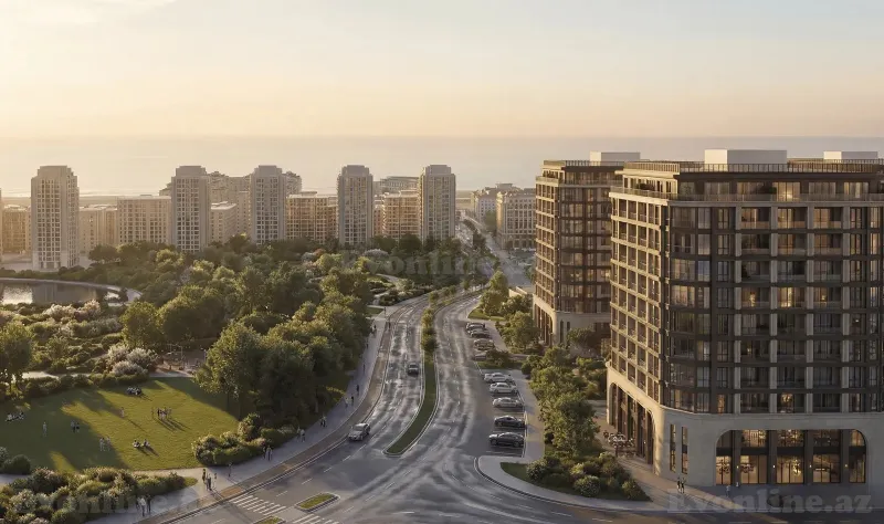 1 otaqlı yeni tikili mənzil satılır — Sea Breeze, Bakı - şəkil 2
