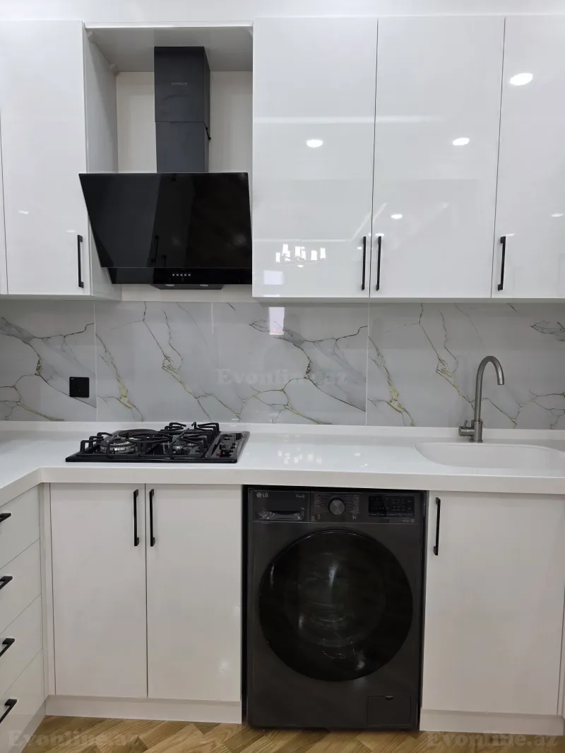 3 otaqlı yeni tikili mənzil kirayə verilir — Abşeron r., Bakı - şəkil 5