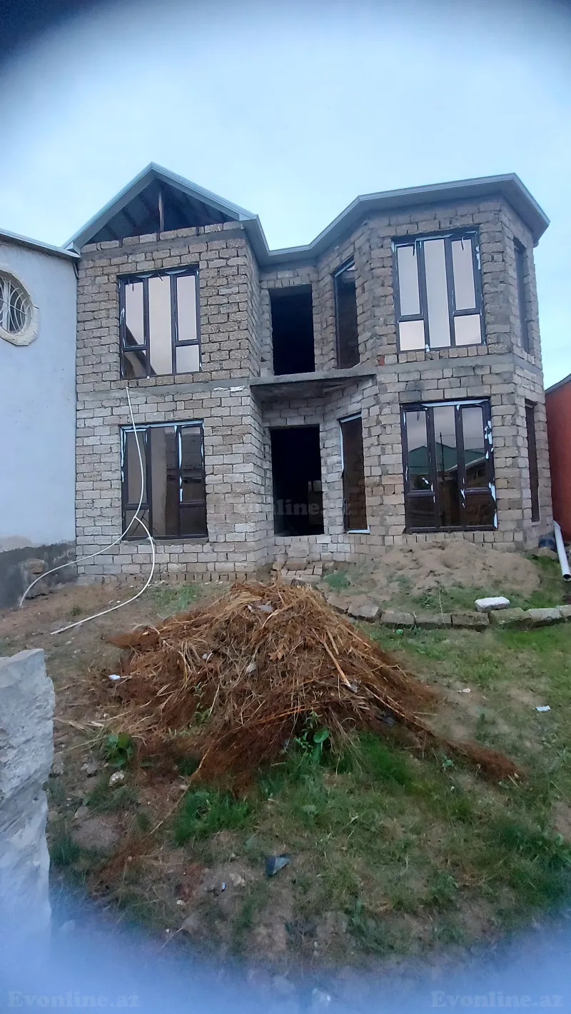 6 otaqlı həyət evi satılır — Yeni Ramana, Bakı - şəkil 3
