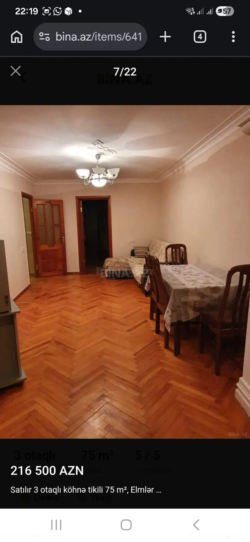 3 otaqlı köhnə tikili mənzil satılır — Yasamal, Bakı - şəkil 11