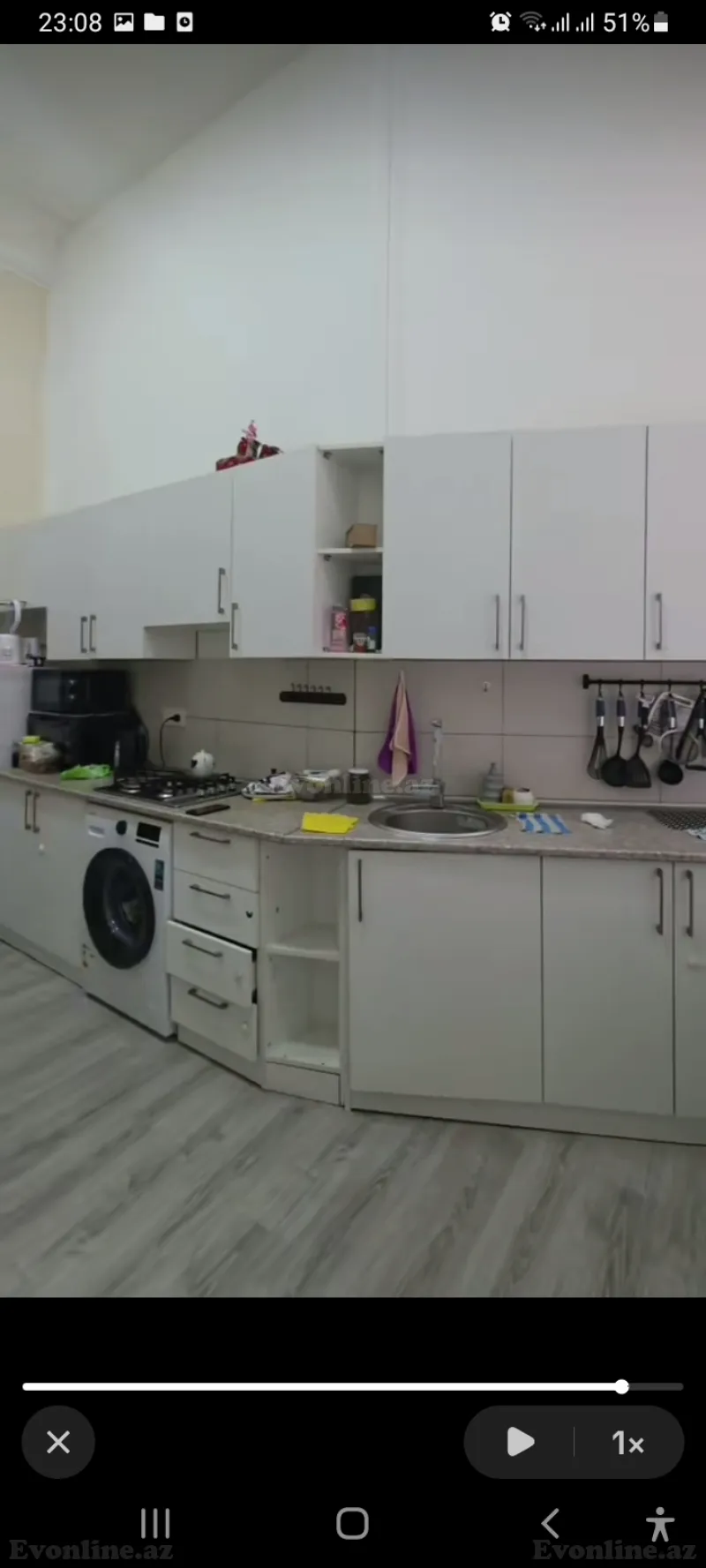 1-room apartment for sale, Nasimi, Baku